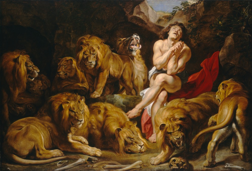 Peter Paul Rubens, Daniel in the Lions' Den (Löwe (Tier),Daniel In Der Löwengrube)