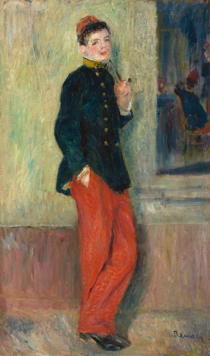 Pierre-Auguste Renoir, Junger Soldat (Soldat,Pfeife (Tabak),Uniform)