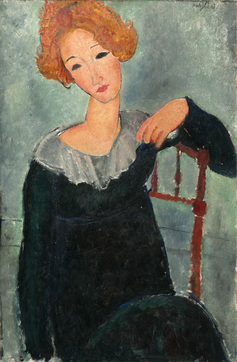 Amedeo Modigliani, Woman with Red Hair