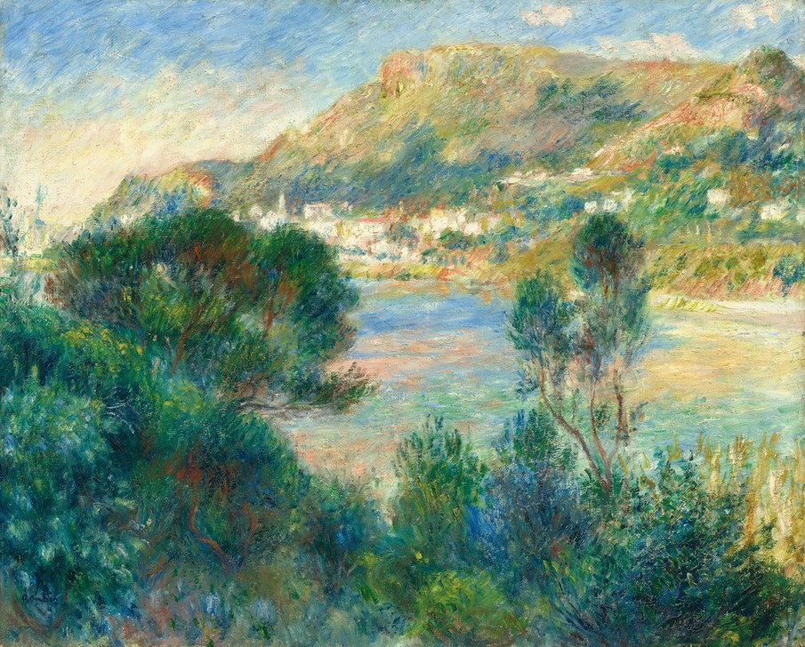 Pierre-Auguste Renoir, Blick auf Monte Carlo von Cap Martin