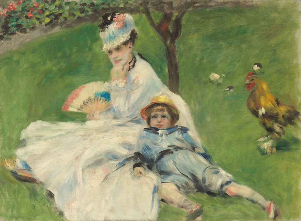 Pierre-Auguste Renoir, Madame Monet und ihr Sohn