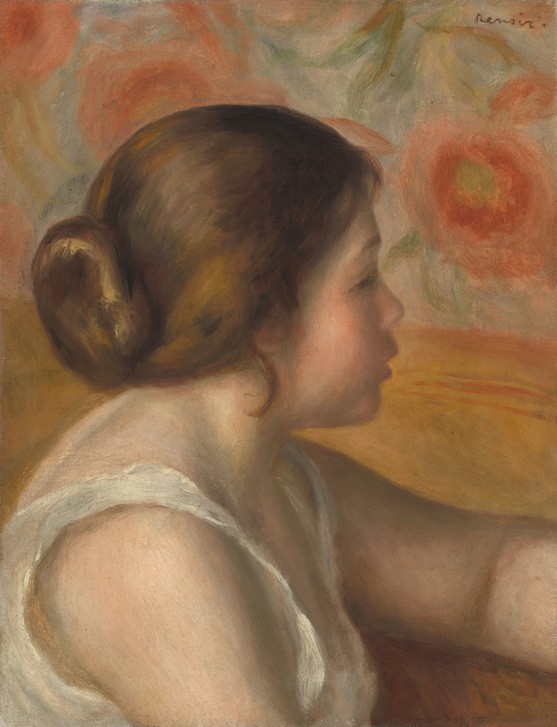 Pierre-Auguste Renoir, Head of a Young Girl