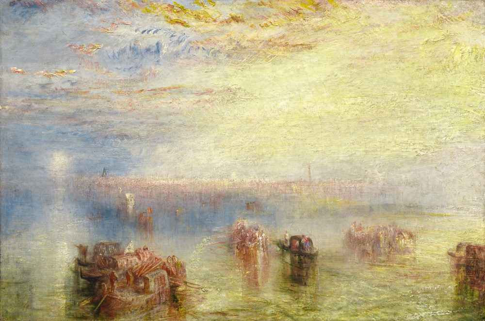 JOSEPH MALLORD WILLIAM TURNER, Approach to Venice