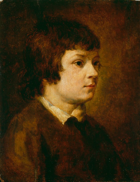 Anthonis van Dyck, Knabenbildnis (Kind, Knabe, Portrait, Brustbild, Halbprofil, Barock, Klassiker, Wunschgröße, Wohnzimmer)