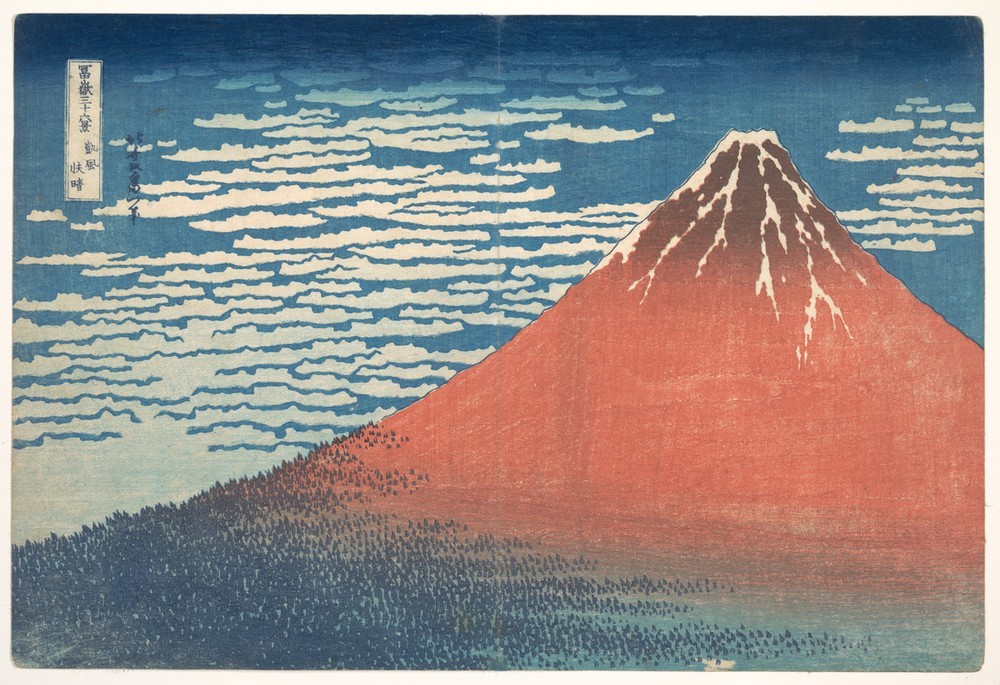 Katsushika Hokusai, South Wind, Clear Sky