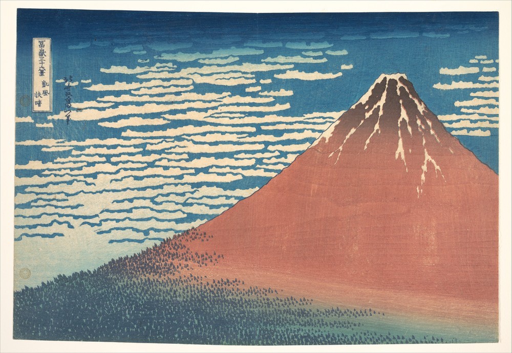 Katsushika Hokusai, South Wind, Clear Sky