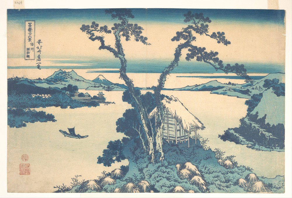 Katsushika Hokusai, Lake Suwa in Shinano Province