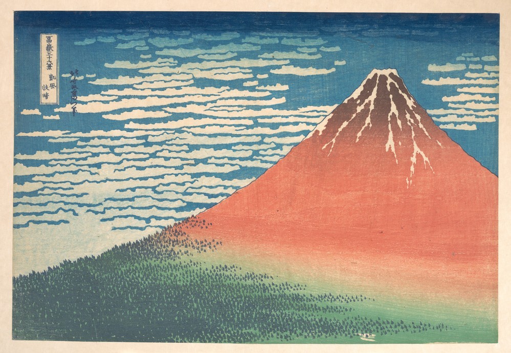 Katsushika Hokusai, South Wind, Clear Sky