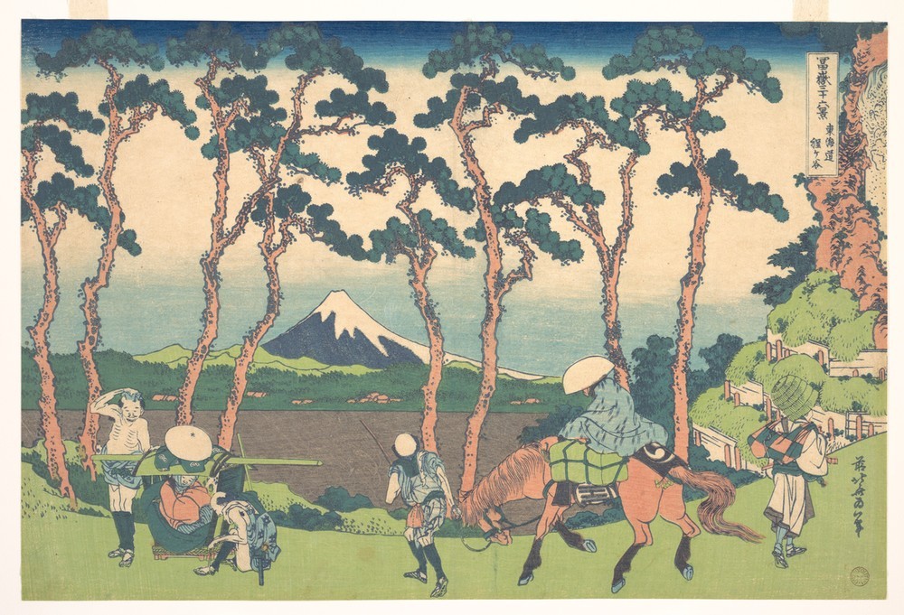 Katsushika Hokusai, Hodogaya on the Tokaido