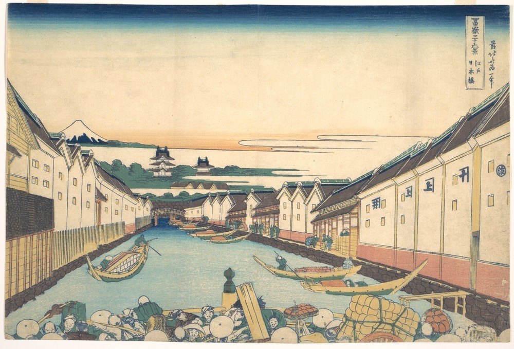 Katsushika Hokusai, Nihonbashi in Edo