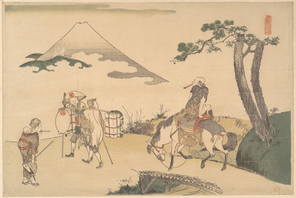 Katsushika Hokusai, The Top of Mount Fuji