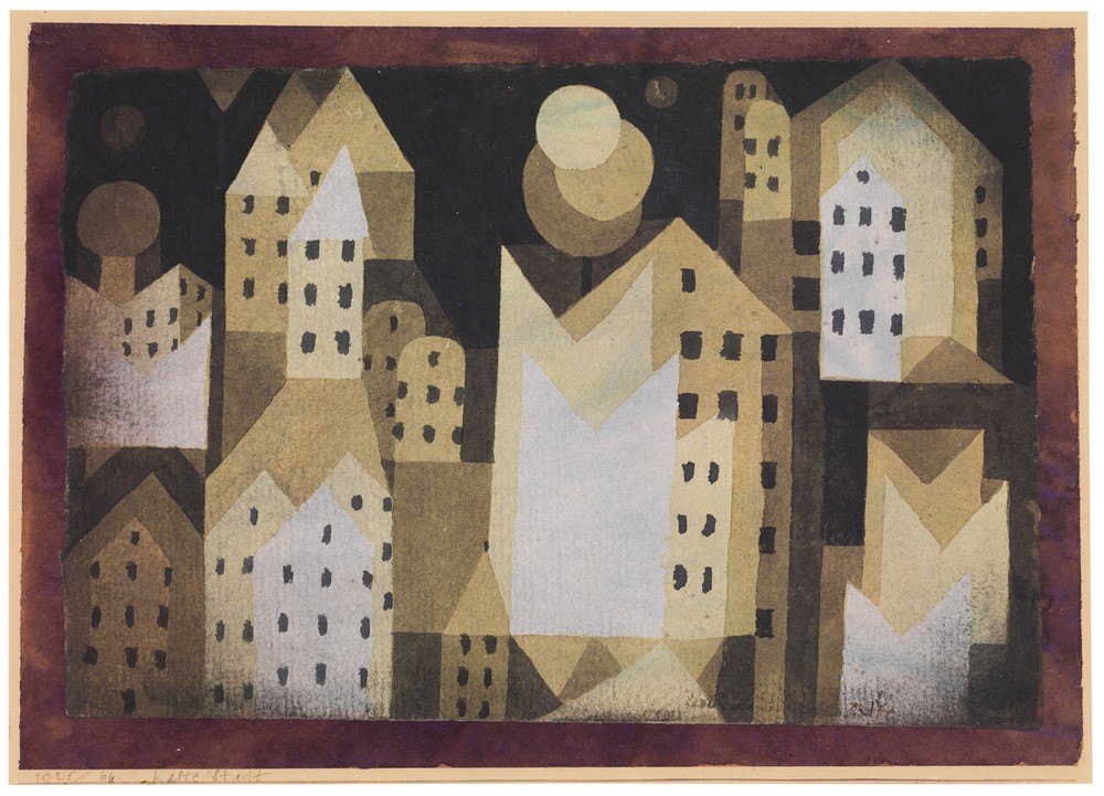 Paul Klee, Kalte Stadt (Fenster,Haus,Stadt,Stadtansicht,Kälte)