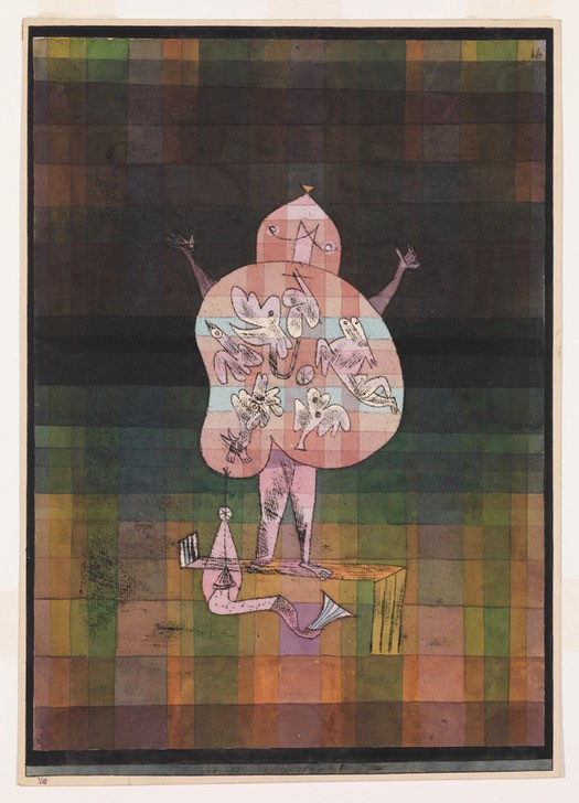 Paul Klee, Bauchredner und Rufer im Moor (Bauchredner,Moor,Rufen,Figur)