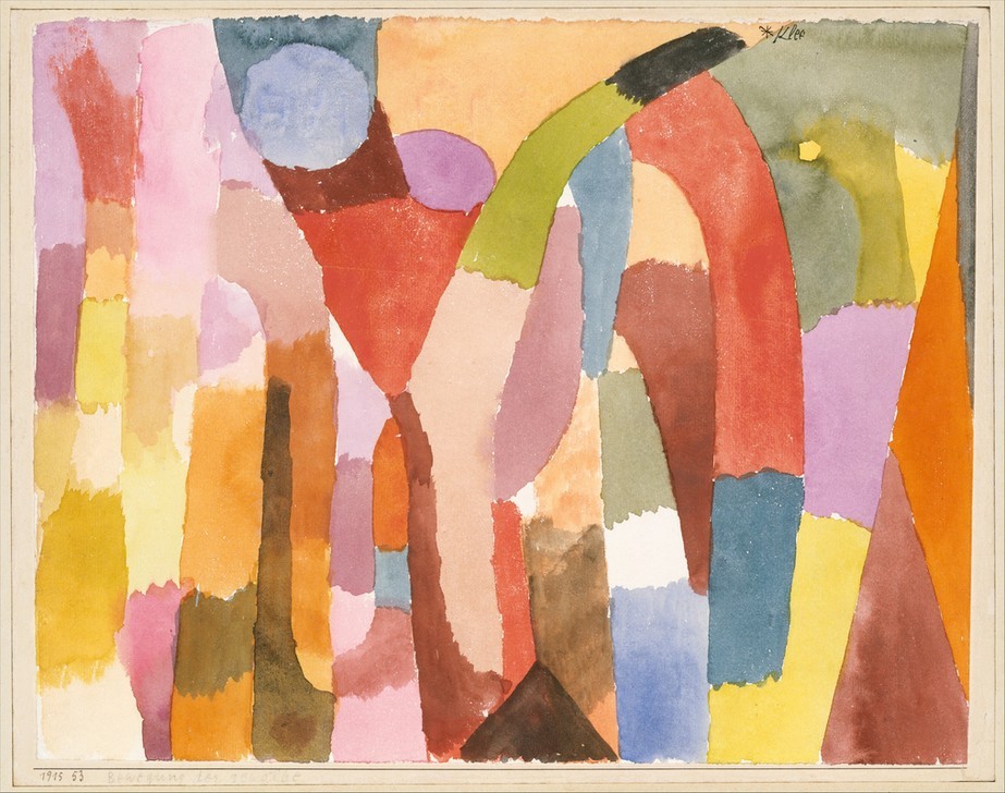 Paul Klee, Bewegung der gewölbten Kammern (Gewölbe,Bewegung)