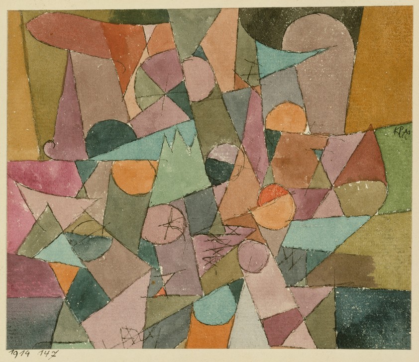 Paul Klee, Ohne Titel (Farben,Formen,Muster)