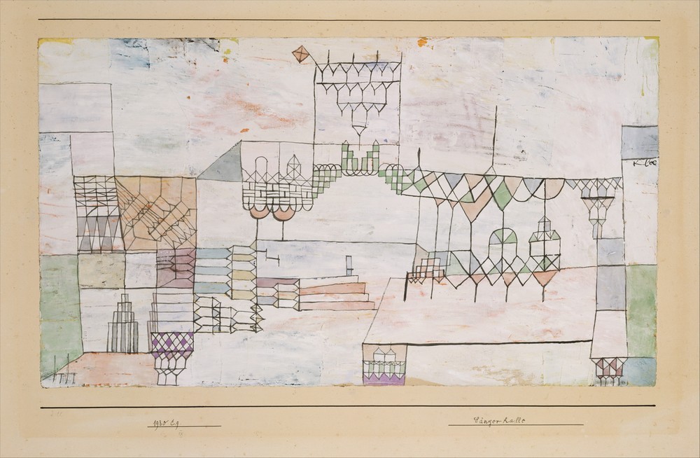 Paul Klee, Großer Saal für Sänger (Architektur,Saal,Sänger)