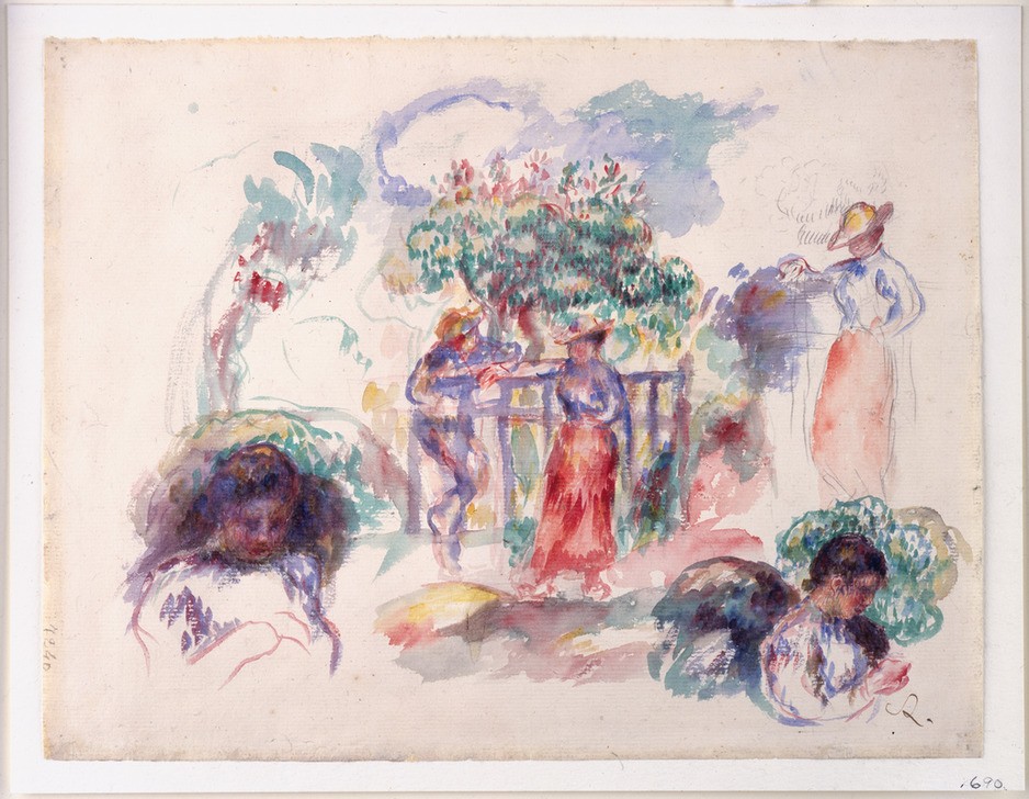 Pierre-Auguste Renoir, Figures under a Tree