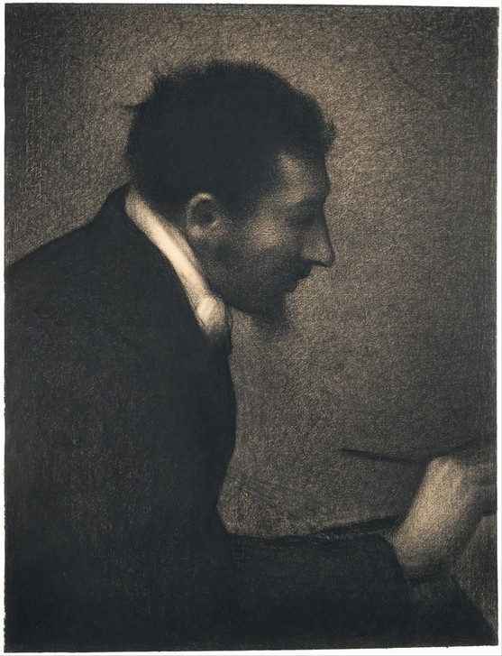 Georges Seurat, Portrait of Edmond François Aman-Jean