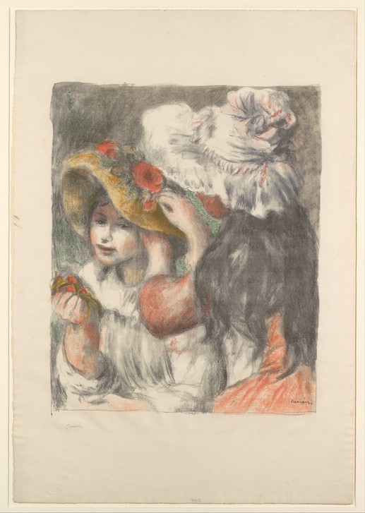 Pierre-Auguste Renoir, The Hat Pinned with Flowers (Le Chapeau Épinglé)
