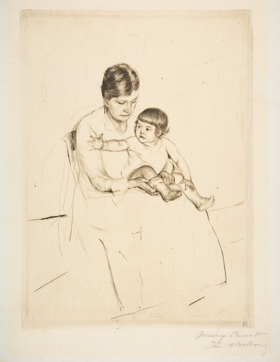 Mary Cassatt, The Stocking