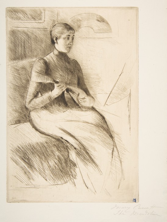 Mary Cassatt, The Mandolin Player
