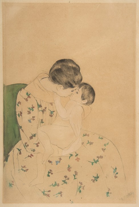 Mary Cassatt, Mother's Kiss