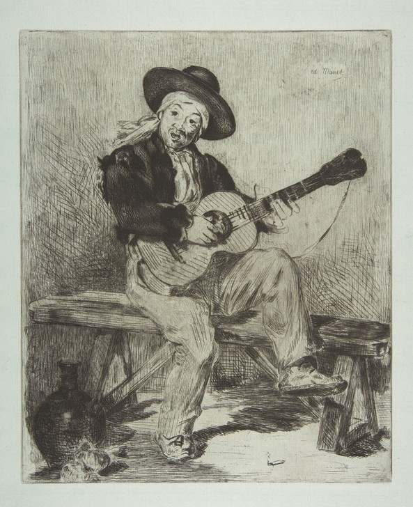 Edouard Manet, The Spanish Singer (Le Guitarrero)