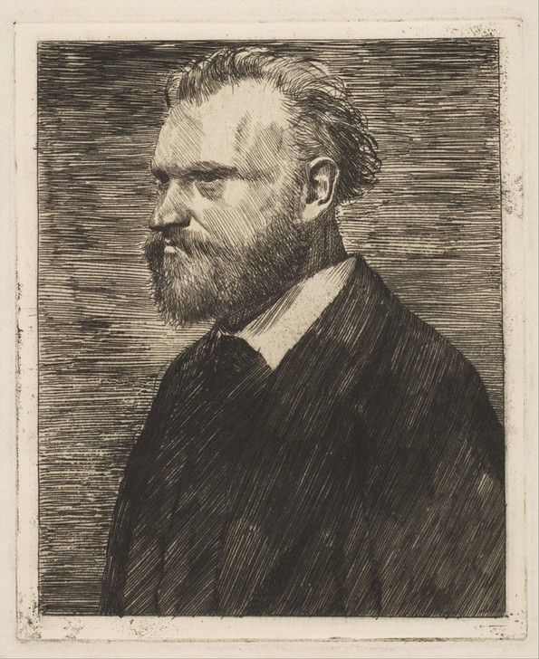 Edgar  Degas, Edouard Manet, Bust-Length Portrait