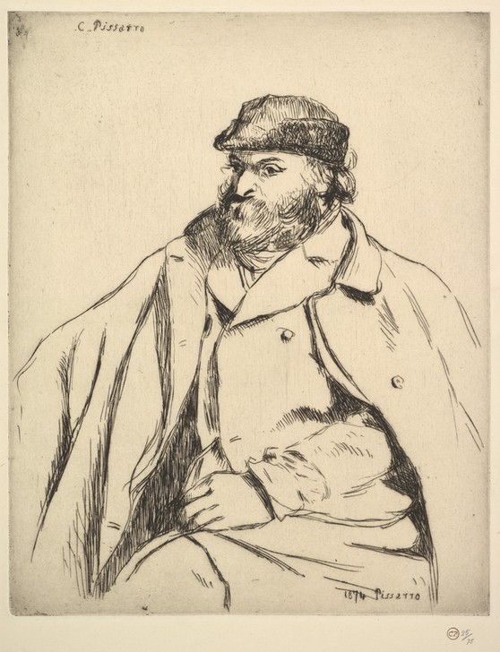 Camille Pissarro, Portrait of Paul Cézanne