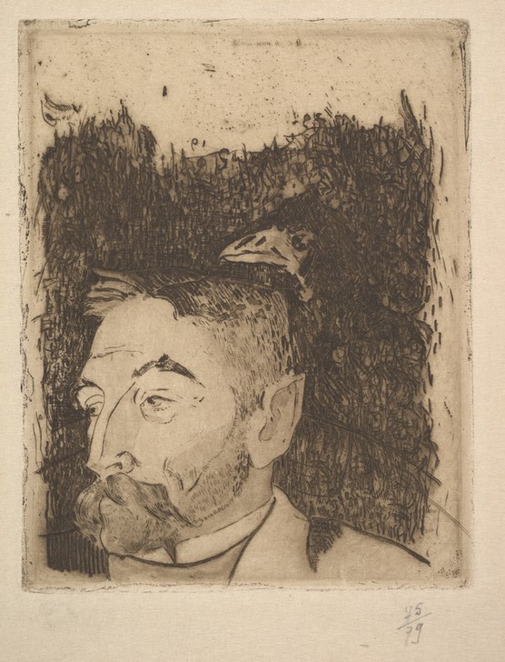 Paul Gauguin, Portrait of Stéphane Mallarmé 