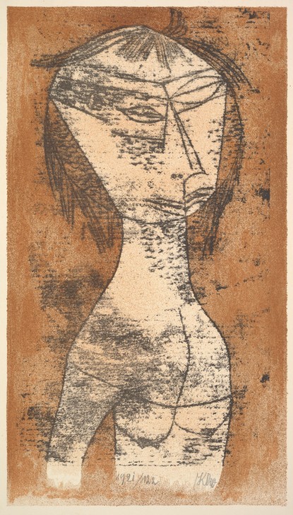 Paul Klee, Die Helige vom innern Licht (Heilige,Licht,Braun)