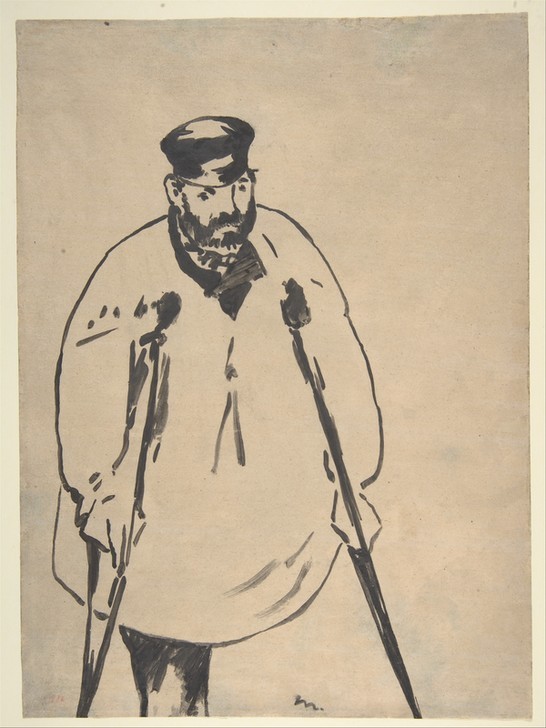 Edouard Manet, A Man on Crutches