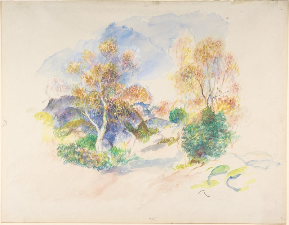 Pierre-Auguste Renoir, Landscape with a Path between Trees