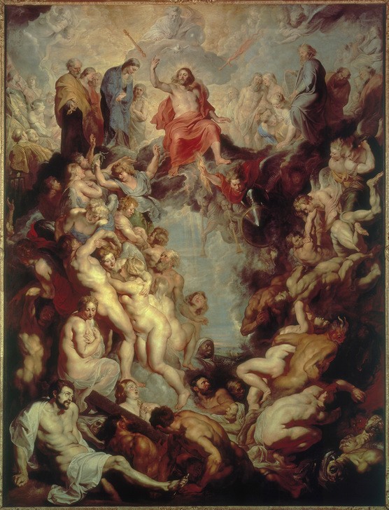 Peter Paul Rubens, Das Große Jüngste Gericht (Christentum,Flämische Kunst,Religion,Barock,Neues Testament,Bibel,Christus Als Weltenrichter,Jüngstes Gericht,Verdammte,Selige,Apokalypse,Niederländische Kunst)