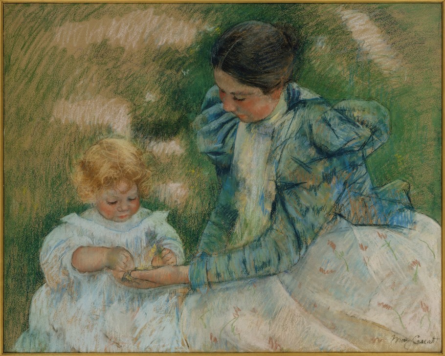 Mary Cassatt, Mother Playing with Child
