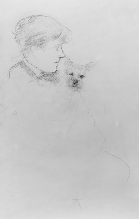 Mary Cassatt, Woman with Dog