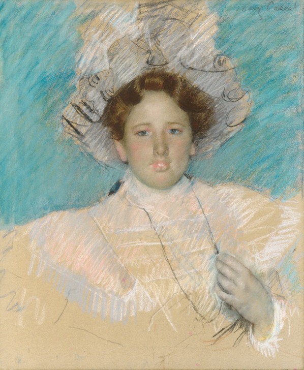 Mary Cassatt, Adaline Havemeyer in a White Hat