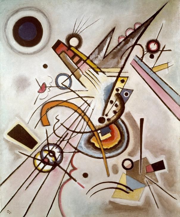 Wassily Kandinsky, Diagonale (Bauhaus,Abstrakte Kunst,Russische Kunst,Diagonale)