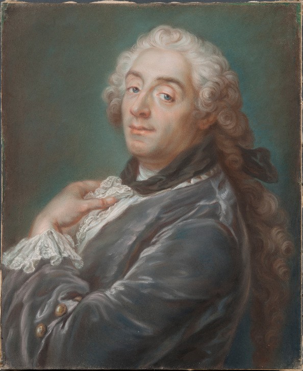 Gustav Lundberg, François Boucher (Herrenmode,Künstler,Kunst,Maler (Künstler),Mann,Mode,Rokoko,Jabot,Portrait,Zopf,Schwedische Kunst,Selbstbewusstsein,Blick Aus Dem Bild,Brustbild,Spitzenmanschette,Person)