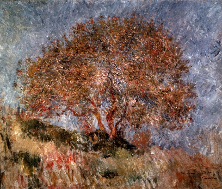Pierre-Auguste Renoir, Souvenirs d'Alger (Geographie,Kunst,Landschaft,Impressionismus,Baum,Französische Kunst,Topographie)