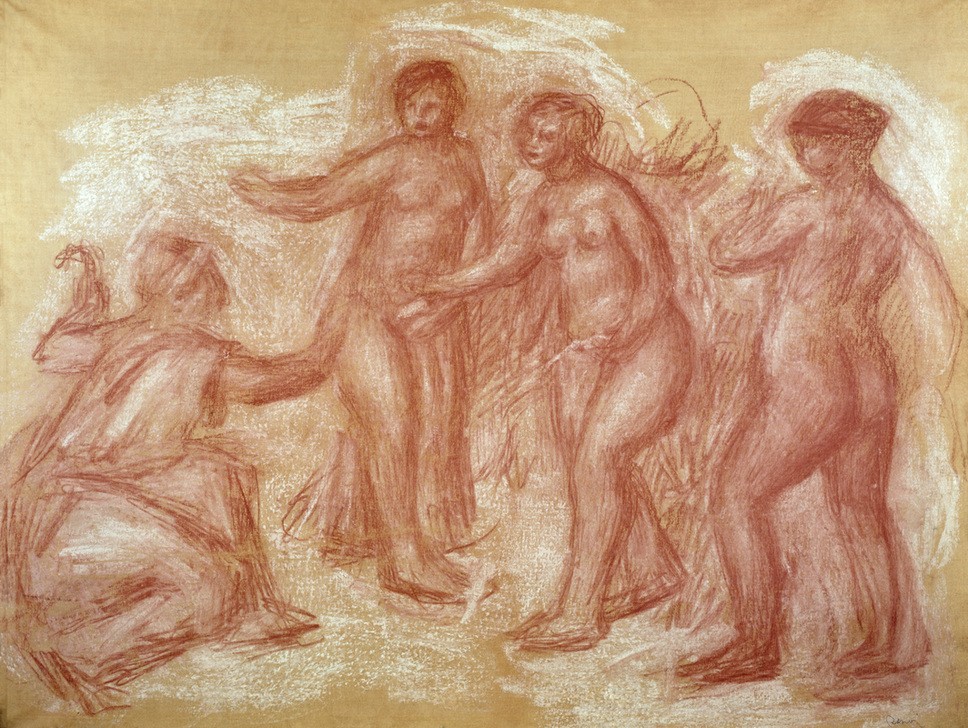 Pierre-Auguste Renoir, Le jugement de Paris (Kunst,Mythologie,Schönheitswettbewerb,Impressionismus,Urteil Des Paris,Französische Kunst,Griechisch-Römische Mythologie)