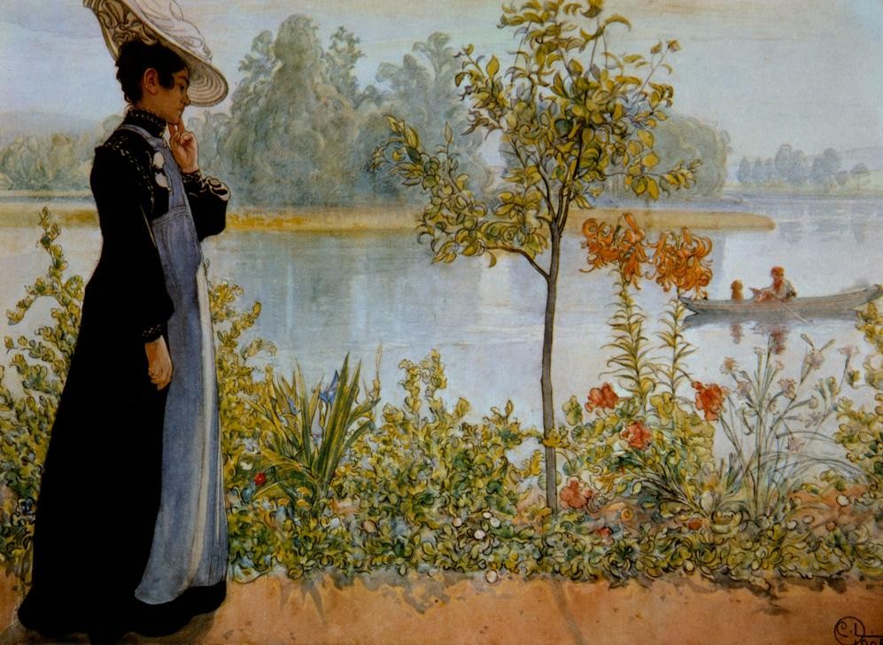 Carl Larsson, Spätsommer (Schwedische Kunst)