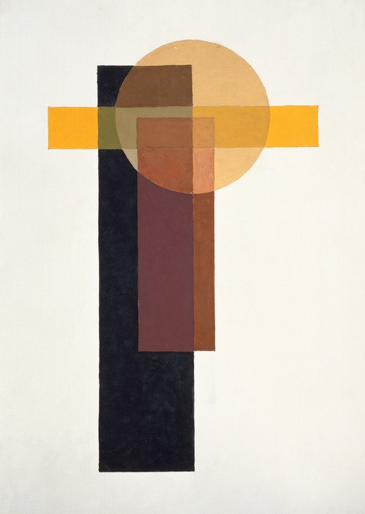 Laszlo Moholy-Nagy, Ohne Titel (Geometrie,Konstruktivismus,Abstrakte Kunst,Ungarische Kunst,Kreis,Rechteck)