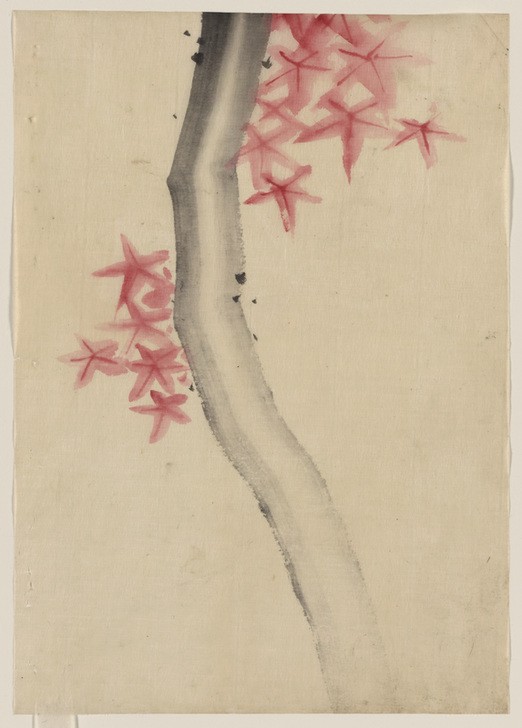 Katsushika Hokusai, Branch (Kunst,Völkerkunde,Japanische Kunst,Blume,Laub)