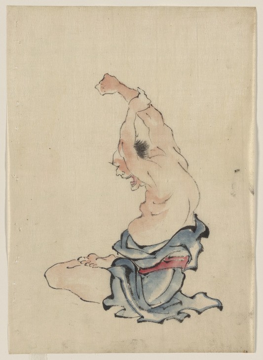 Katsushika Hokusai, Man (Kunst,Mann,Völkerkunde,Japanische Kunst)