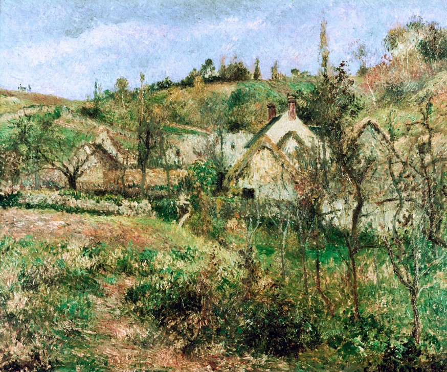 Camille Pissarro, Le Valhermeil, Auvers-sur-Oise (Dorf,Kunst,Landschaft,Impressionismus,Französische Kunst)