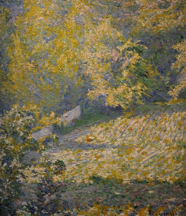 Jozef Pankiewicz, Sommer (Landschaft, Landschaftsmalerei, Felder, Wald, Impressionismus, Malerei, Klassische Moderne, Wunschgröße, Wohnzimmer)