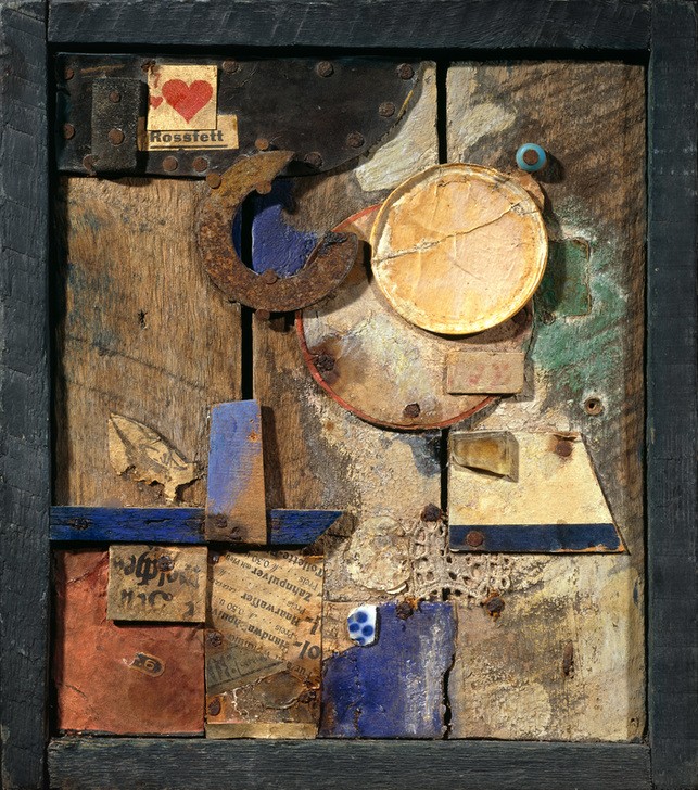 Kurt Schwitters, Rossfett (Körperpflege,Dadaismus,Deutsche Kunst,Kunst,Toilette (Körperpflege),Holz,Hufeisen)