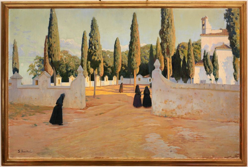 Santiago Rusinol, Calvari de Torrent (Stift,Platz,Spanische Kunst,Trauerkleidung,Katalanische Kunst,Malen)