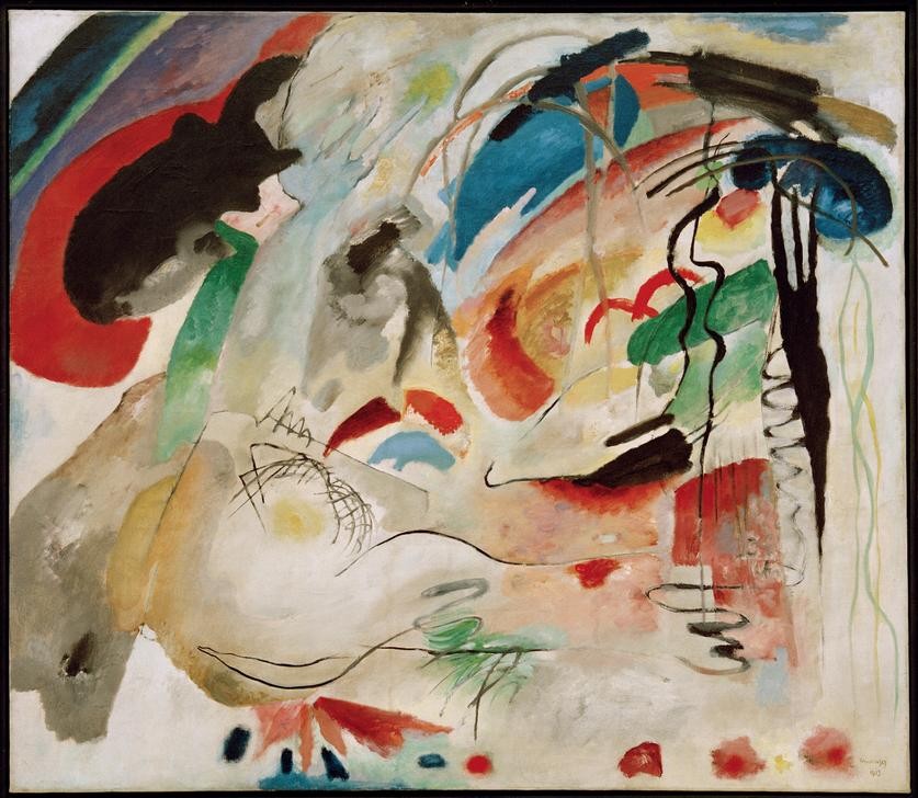 Wassily Kandinsky, Improvisation 34 (Kunst,Expressionismus,Der Blaue Reiter,Abstrakte Kunst,Russische Kunst,Abstraktion,Improvisation)